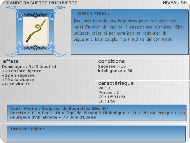 Baguette de cristal