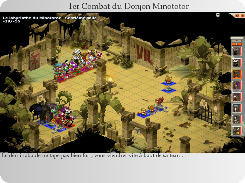 donjon Minototor deuxieme combat