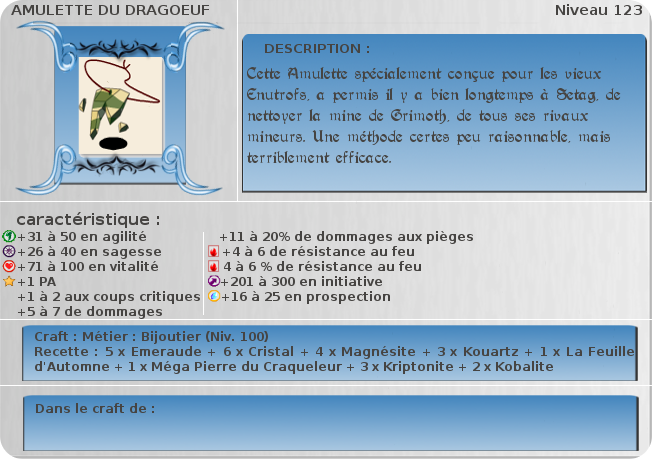 amulette du dragoeuf