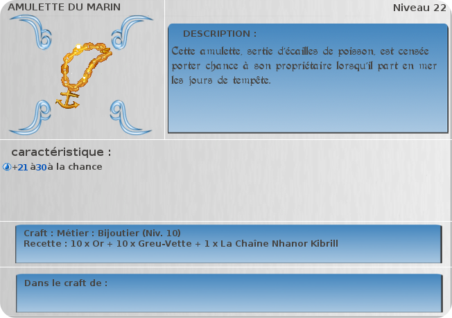 amulette du marin