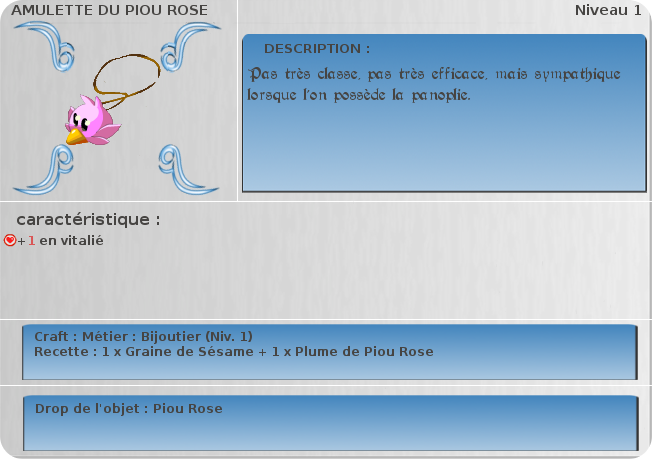 amulette du pion rose