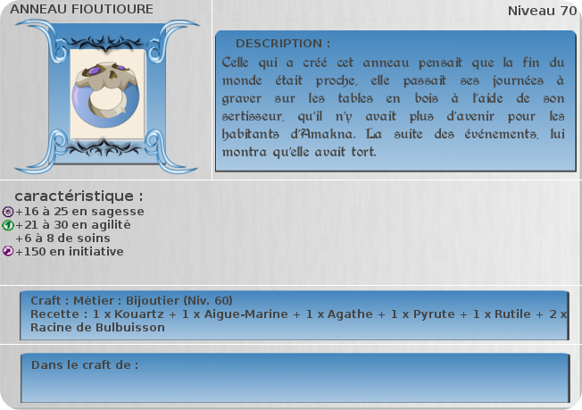 anneau fioutioure