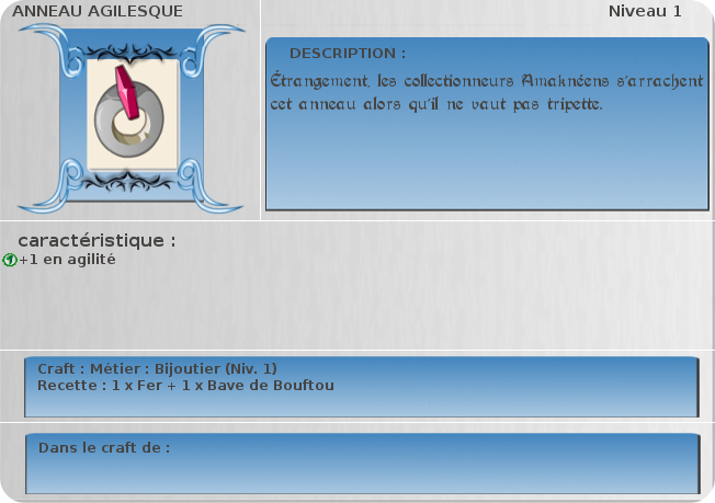 anneau de l'aventurier