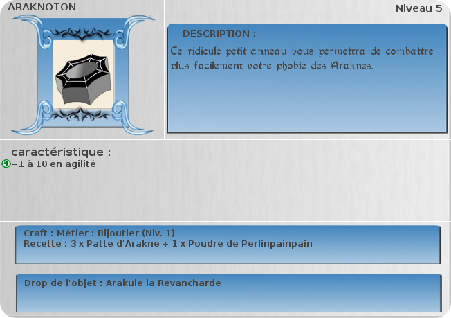 anneau du arakne