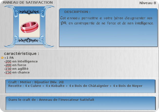 puissant anneau d'agilit