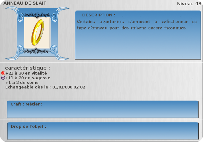 anneau de slait
