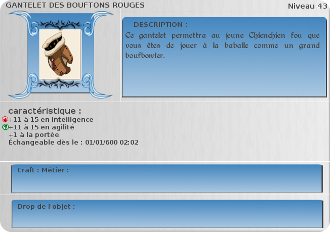 gantelet des bouftous