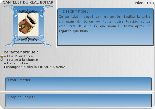 gantelet du real boitar