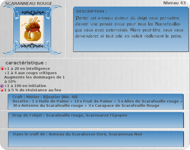 scaranneau rouge
